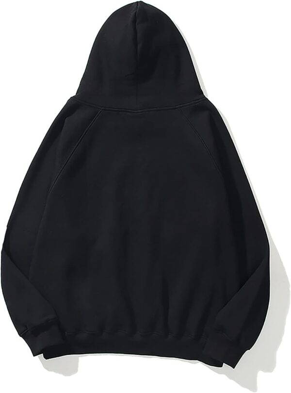 Women Loose Fleece Hoodie Kangaroo Pocket Pullover