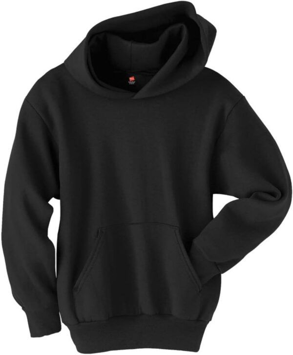 Boys Fleece Pullover Hoodie Cozy Ribbed Cuffs Hem