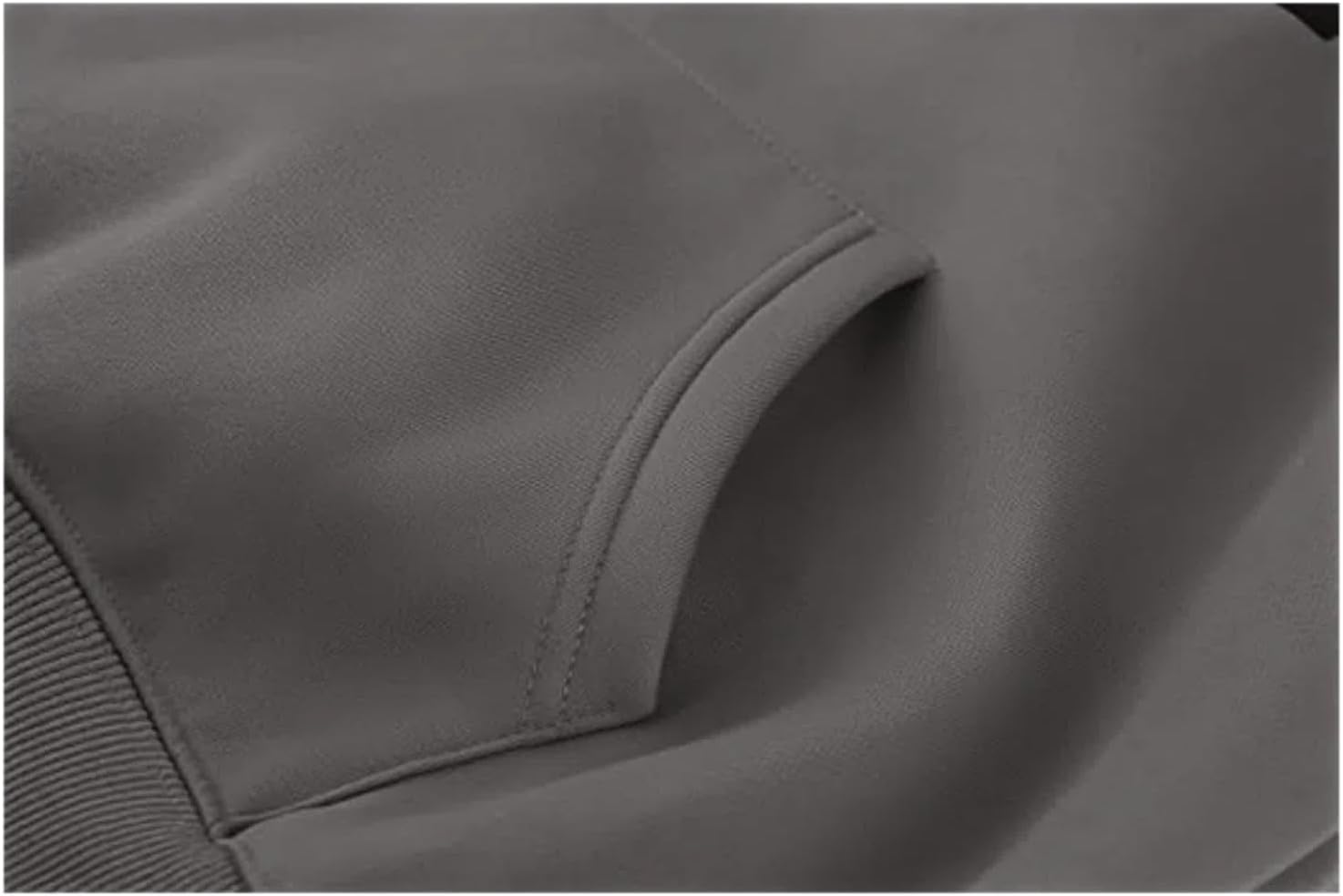 Unisex Fleece Pullover Hoodie Casual Athletic Drawstring Hood - Image 3