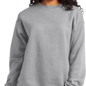 Men Fleece Crewneck Pullover Sweatshirt Soft Classic Fit - Image 3