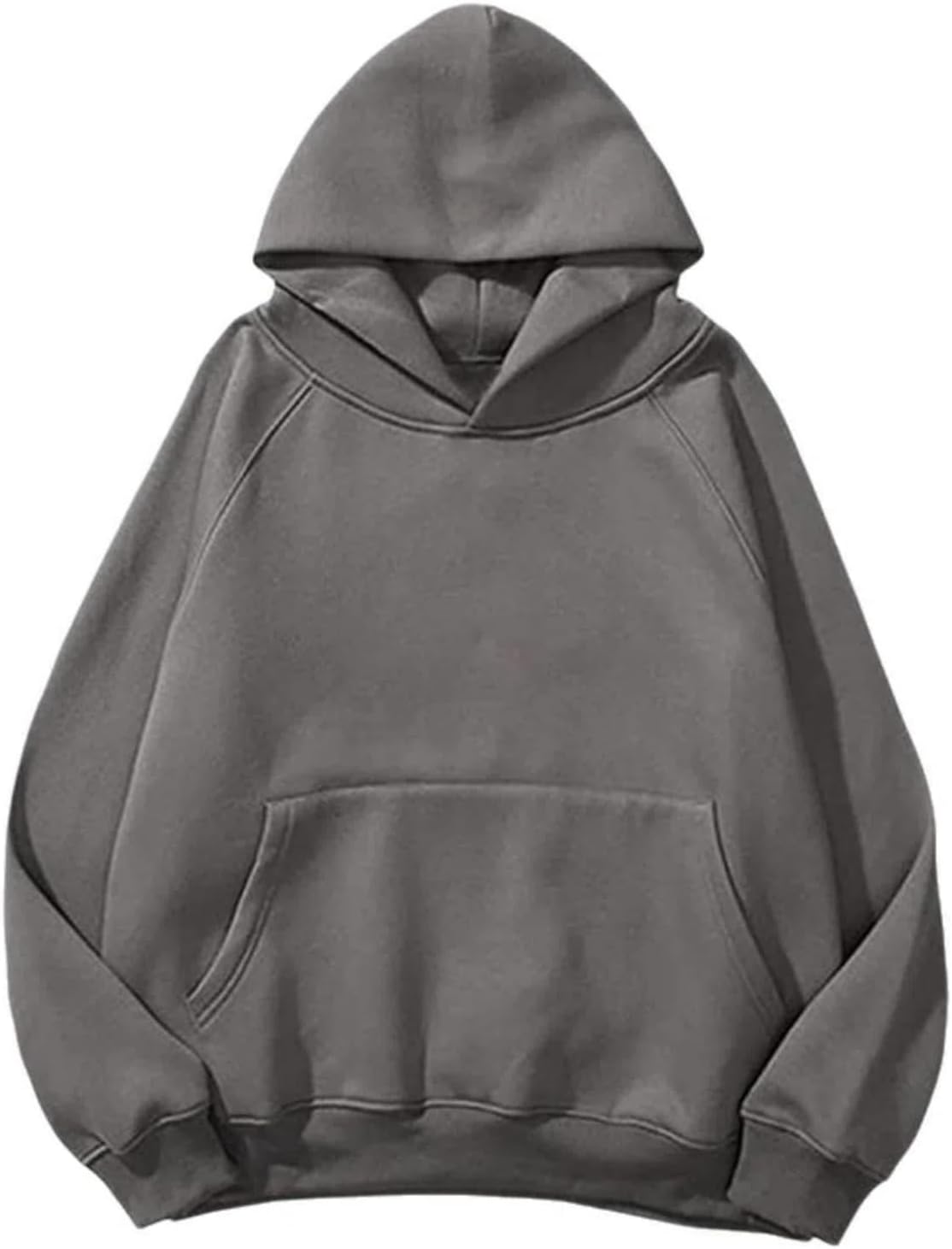 Unisex Fleece Pullover Hoodie Casual Athletic Drawstring Hood - Image 1