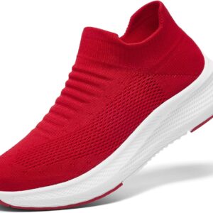 Women's Breathable Slip-On Knit Walking Shoes - Image 2