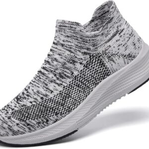 Women's Breathable Slip-On Knit Walking Shoes - Image 5