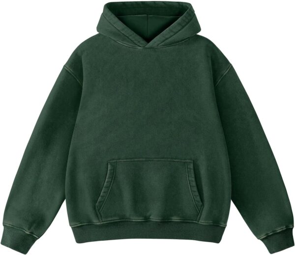 Men Acid Wash Super Soft Oversized Pullover Hoodie