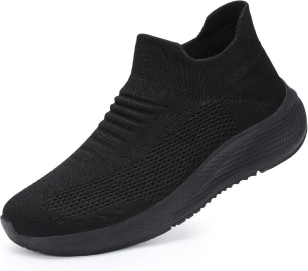 Women's Breathable Slip-On Knit Walking Shoes