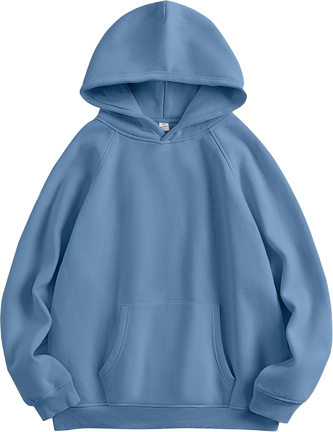 Women Oversized Long Sleeve Fleece Pullover Crewneck Top - Image 1