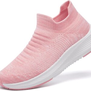 Women's Breathable Slip-On Knit Walking Shoes - Image 3