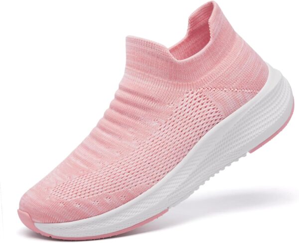Women's Breathable Slip-On Knit Walking Shoes