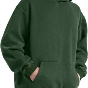 Men Acid Wash Super Soft Oversized Pullover Hoodie - Image 3
