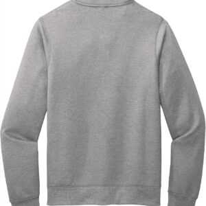 Men Fleece Cadet Collar Full Zip Sweatshirt - Image 2
